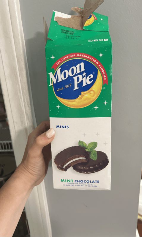 Moon Pie Mint Chocolate Mini Pies