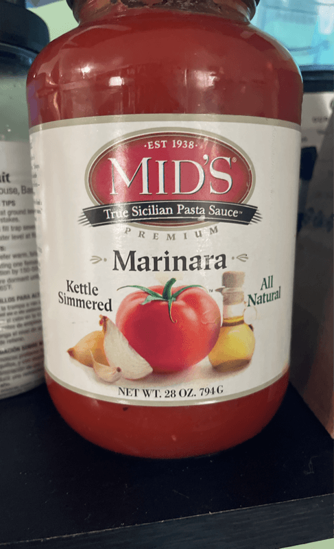 Mid'S True Sicilian Pasta Sauce Marinara