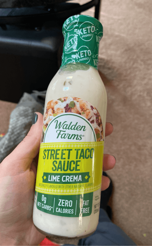 Walden Farms Street Taco Sauce Lime Crema
