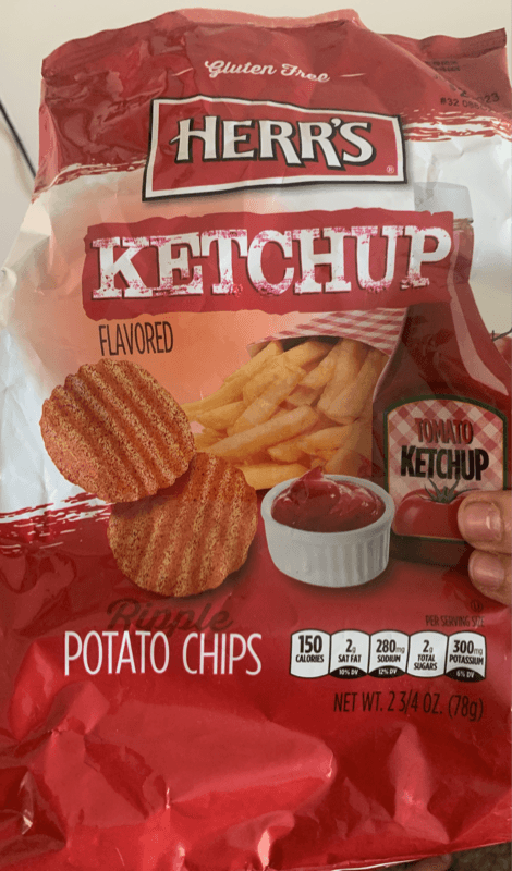 Herr'S Ketchup Flavored Ripple Potato Chips
