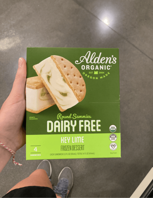 Alden'S Organic Key Lime Round Sammies Dairy Free  Dessert