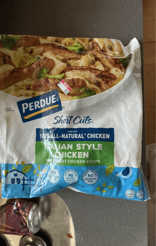 Perdue Short Cuts Italian Style Chicken White Meat Chicken Strips