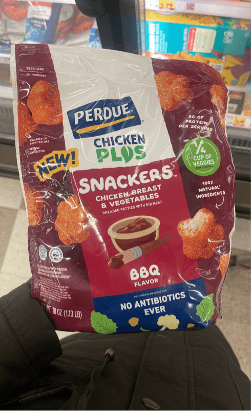 Perdue Chicken Plus Snackers Chicken Breast & Vegetables Bbq Flavor