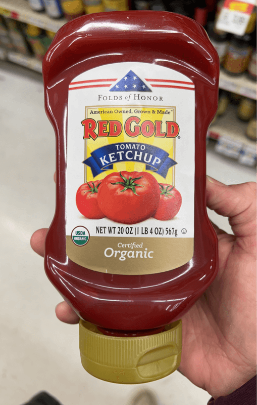 Red Gold And Folds Of Honor Tomato Ketchup