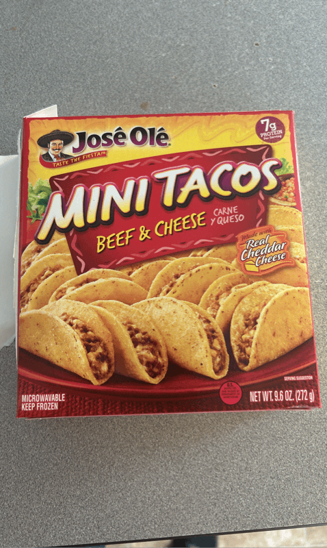 Jose Ole Beef & Cheese Mini Tacos