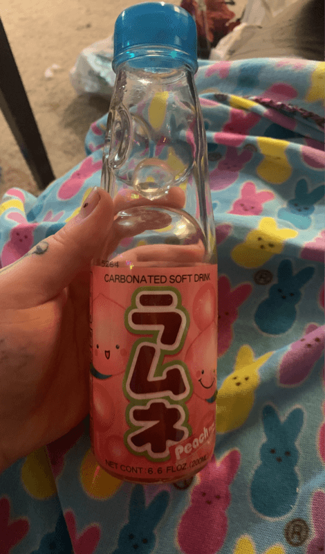 Ramune Peach Soda