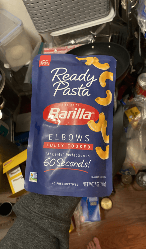 Barilla Ready Pasta Fully Cooked Elbows