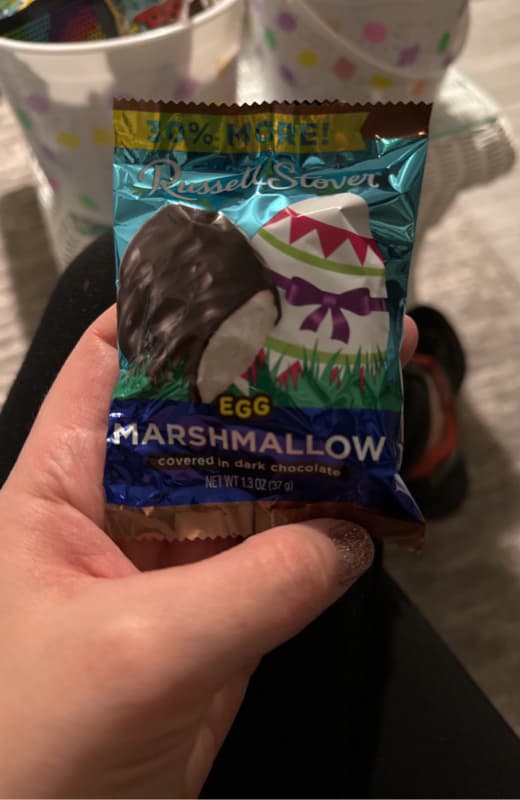 Russell Stover Egg Marshmallow In Dark Chocolate