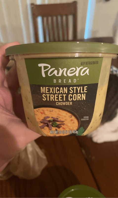 Panera Bread Mexican Style Street Corn Chowder