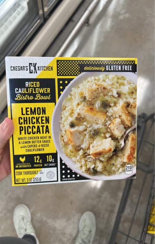 Caesar'S Kitchen Riced Cauliflower Bistro Bowl Lemon Chicken Piccata