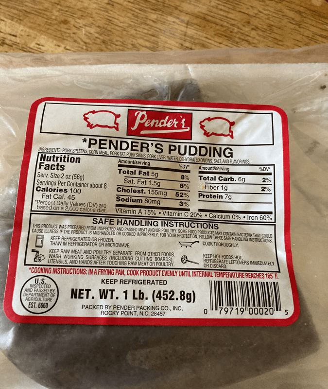 Pender'S Pudding