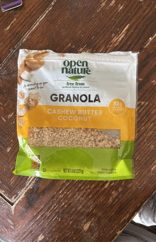 Open Nature Cashew Butter Coconut Granola