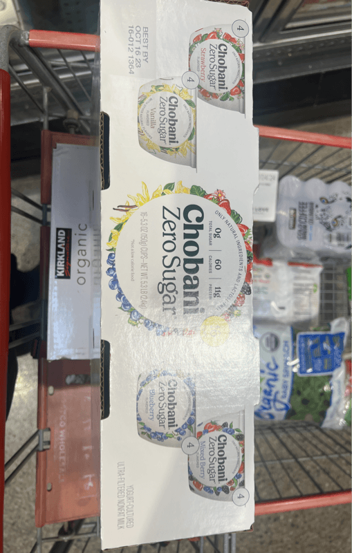 Chobani Zero Sugar Yogurt Variety