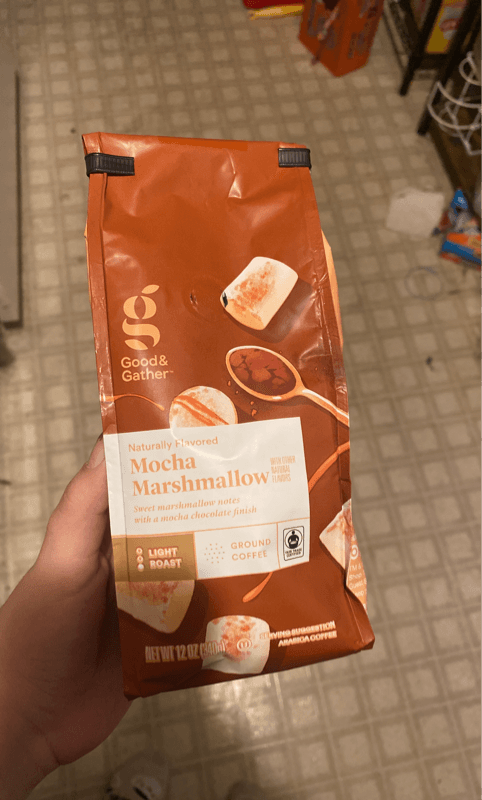 Good & Gather Naturally Flavored Mocha Marshmallow Light Roast Ground Coffee