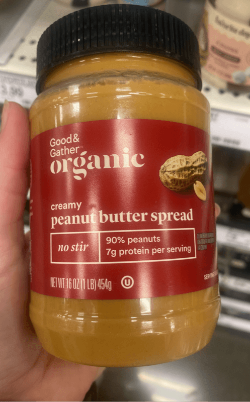 Good & Gather Organic No Stir Creamy Peanut Butter Spread