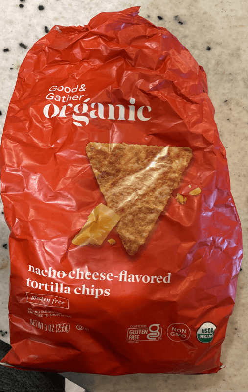 Good & Gather Organic Nacho Cheese-Flavored Tortilla Chips