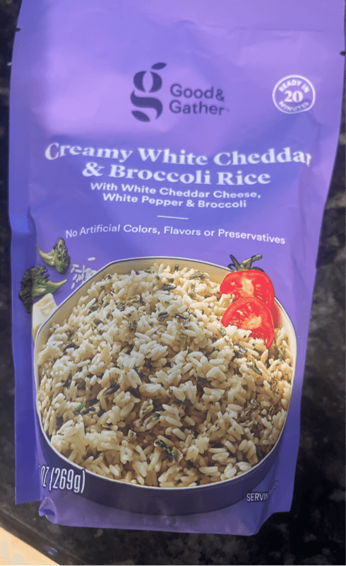 Good & Gather Creamy White Cheddar & Broccoli Rice