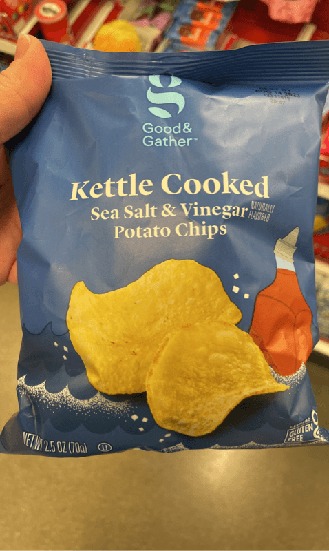 Good & Gather Kettle Cooked Sea Salt & Vinegar Potato Chips