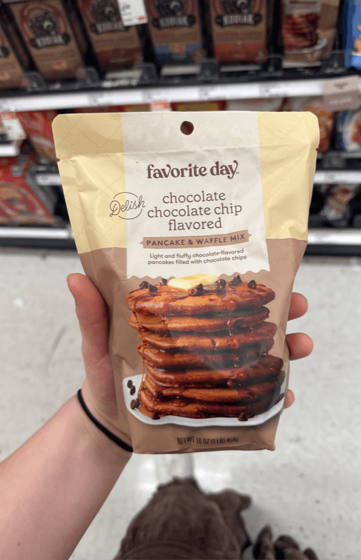 Favorite Day Delish Chocolate Chocolate Chip Flavored Pancake & Waffle Mix