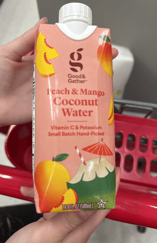 Good & Gather Peach & Mango Coconut Water