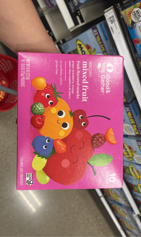 Good & Gather Mixed Fruit Flavored Snacks