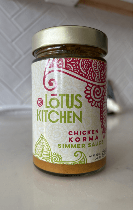 Lōtus Kitchen Chicken Korma Simmer Sauce