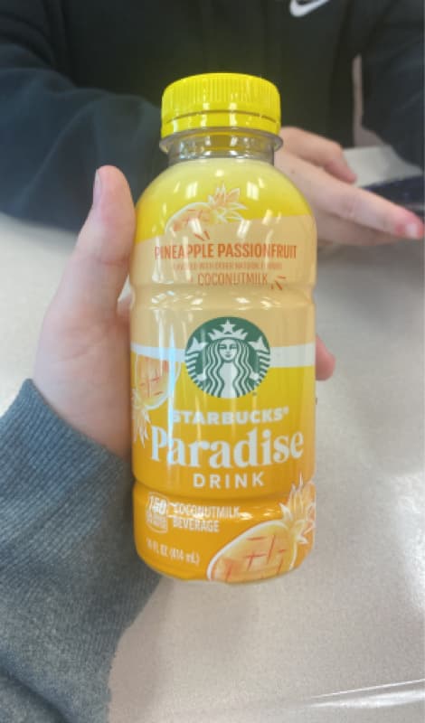 Starbucks Paradise Drink Pineapple Passionfruit + Coconumilk