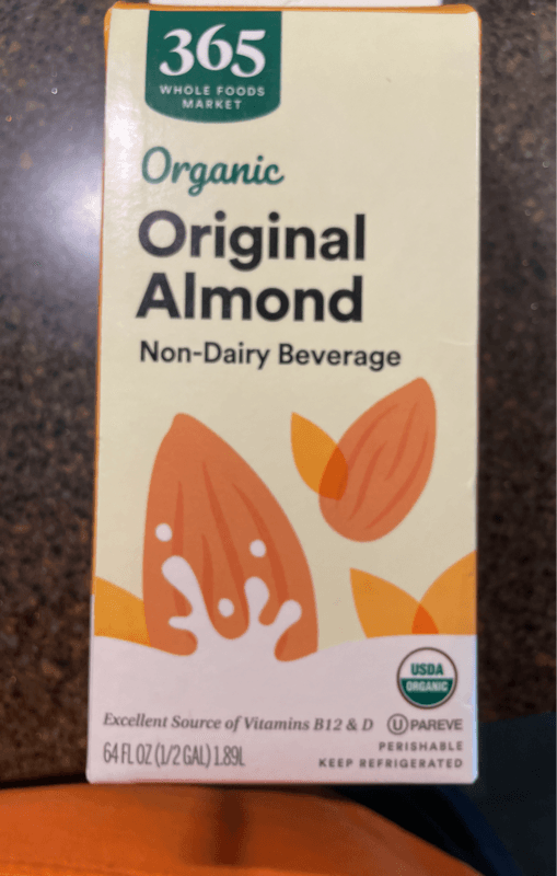 365 Whole Foods Market Organic Original Almond Non-Dairy Beverage