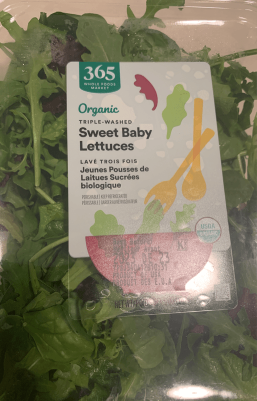 365 Whole Foods Market Triple-Washed Sweet Baby Lettuces