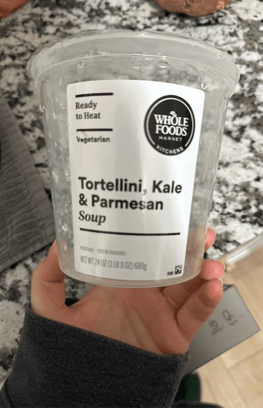 Whole Foods Market Kitchens Tortellini, Kale & Parmesan Soup