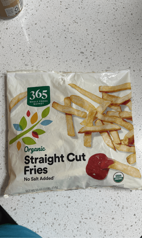 365 Whole Foods Market Organic Straight Cut Fries No Salt Added
