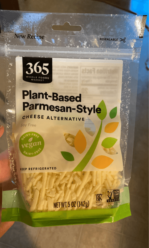 365 Whole Foods Market Plant-Based Parmesan-Style Cheese Alternative