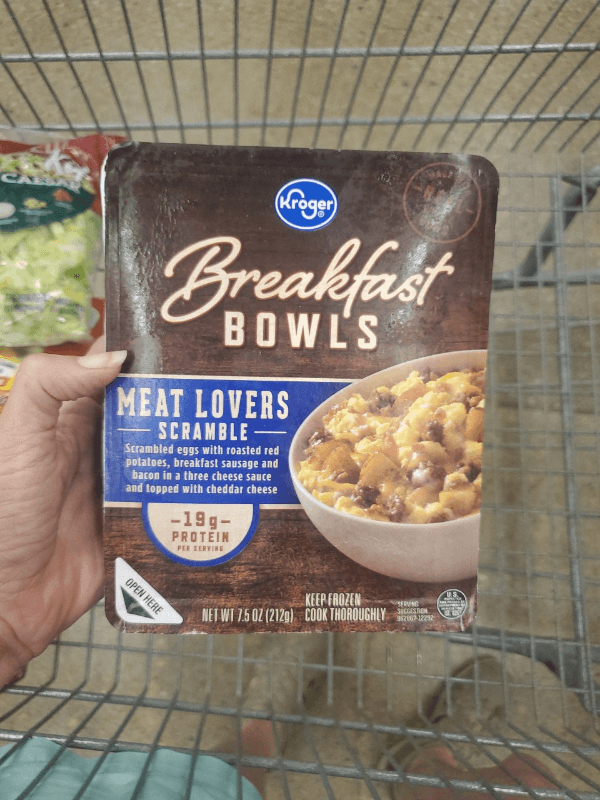 Kroger Breakfast Bowls Meat Lovers Scramble