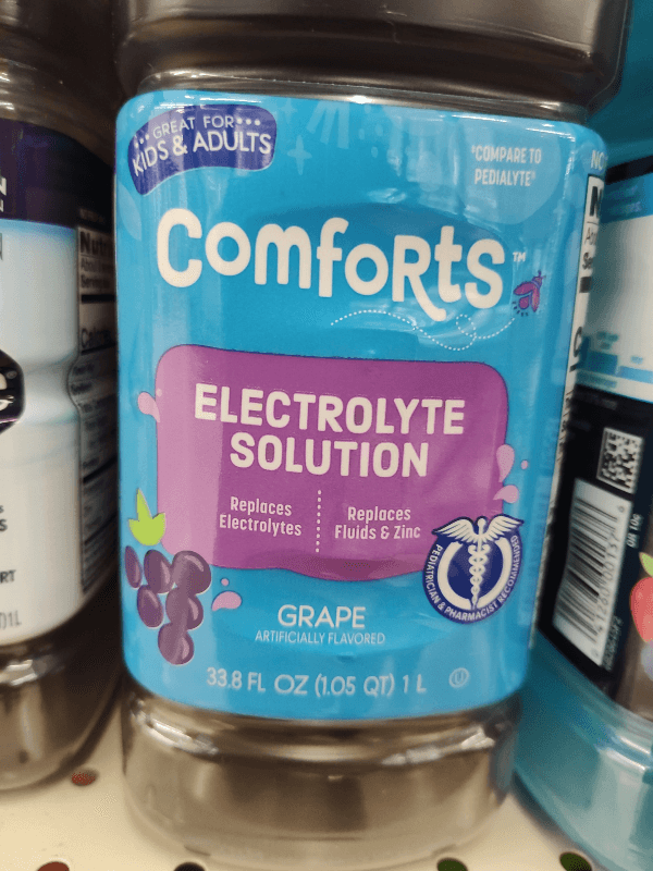 Comforts Grape Electrolyte Solution