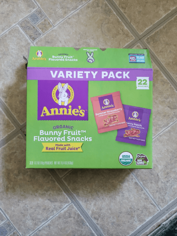 Annie'S Organic Bunny Fruit Flavored Snacks Variety Pack Berry Patch And Summer Strawberry