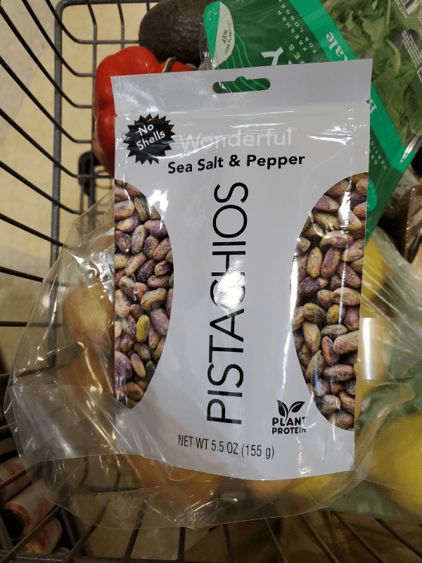 Wonderful Sea Salt & Pepper Pistachios