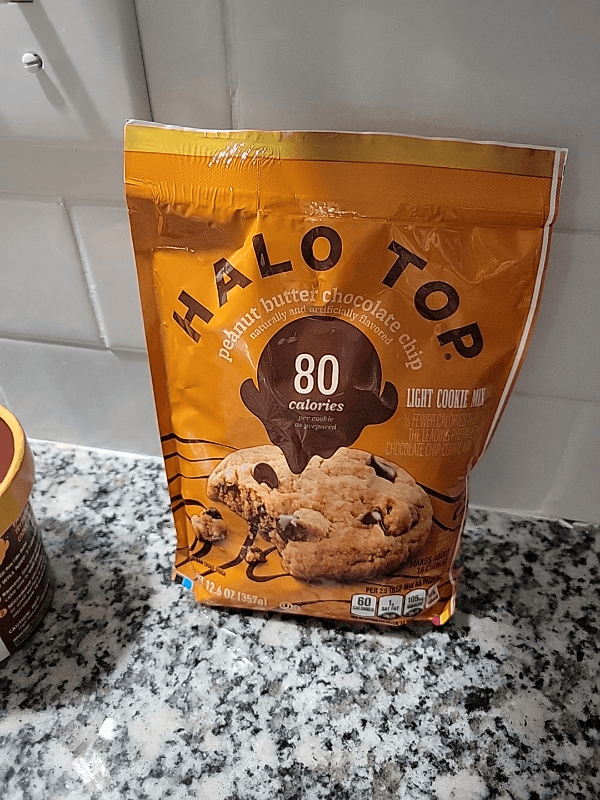 Halo Top Peanut Butter Chocolate Chip Light Cookie Mix
