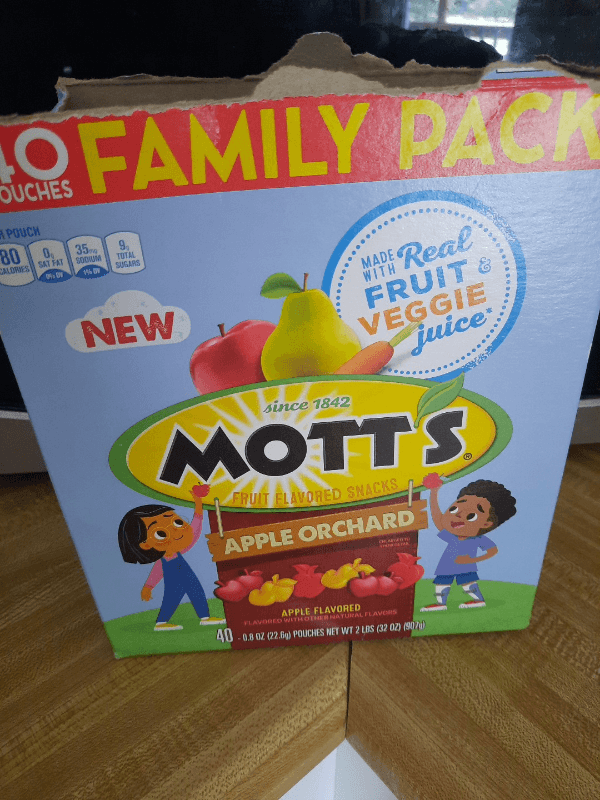 Mott'S Apple Orchard Apple Flavored Fruit Snacks