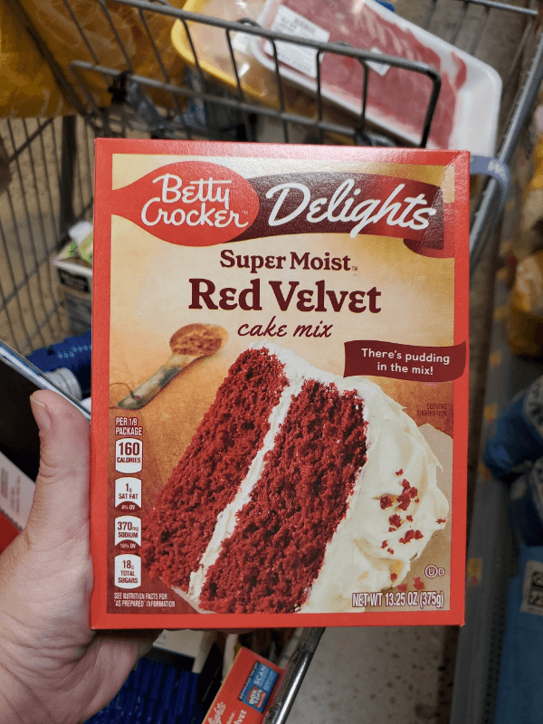 Betty Crocker Delights Super Moist Red Velvet Cake Mix