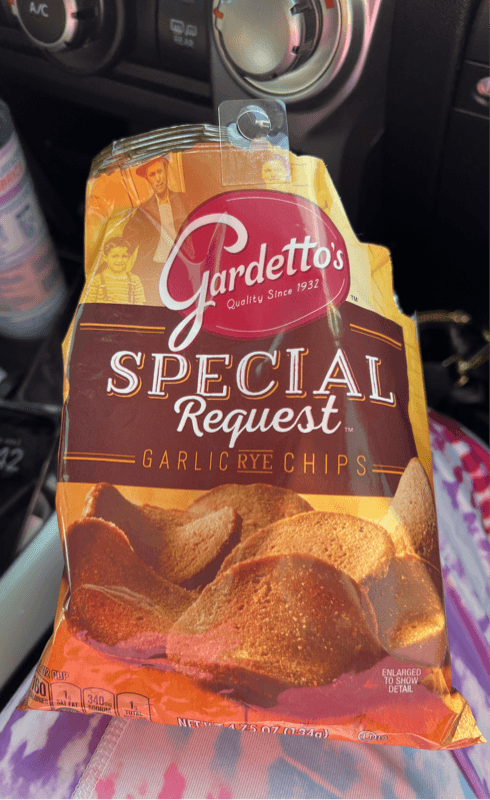 Gardetto'S Special Request Garlic Rye Chips