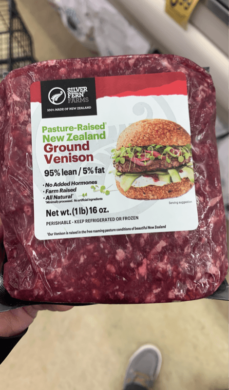 Silver Fern Farms Pasture-Raised New Zealand Ground Venison