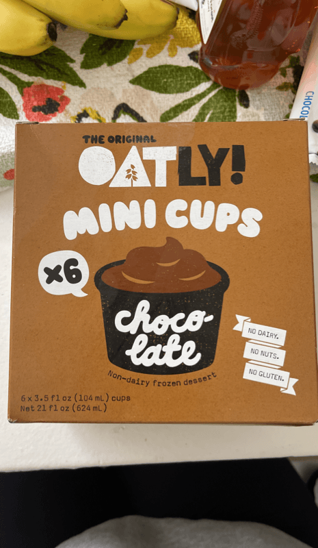 The Original Oatly! Mini Cups Chocolate Non-Dairy  Dessert