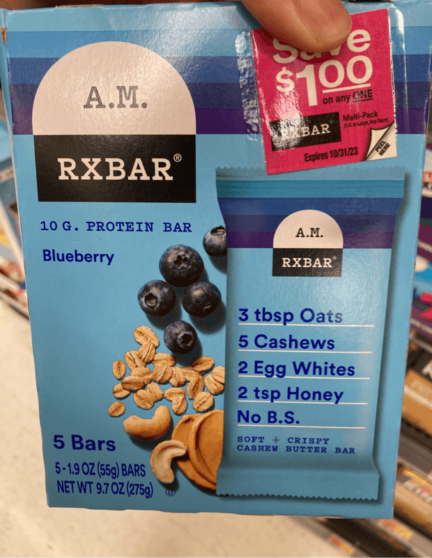 Rxbar A.M. Blueberry Protein Bar