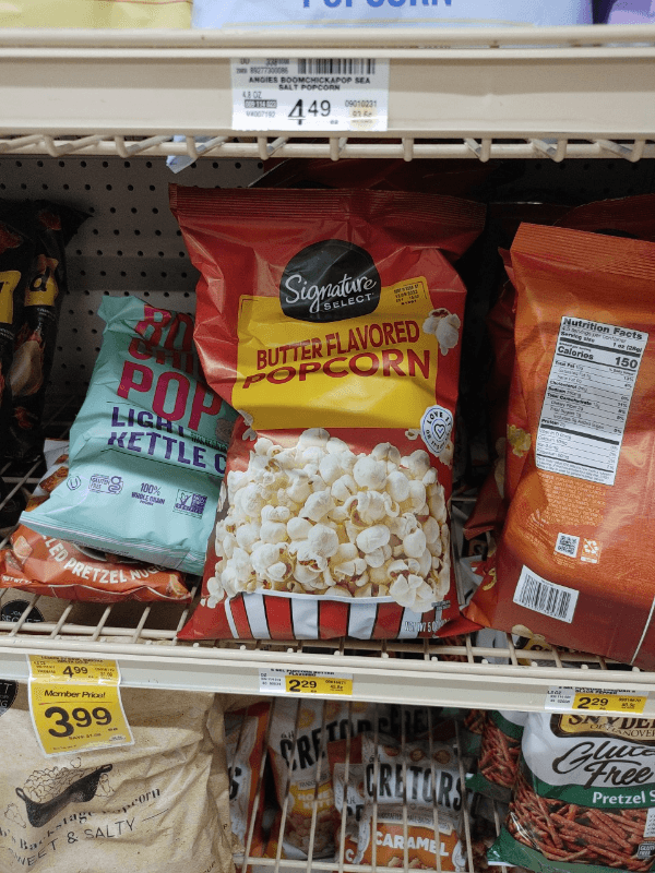 Signature Select Butter Flavored Popcorn