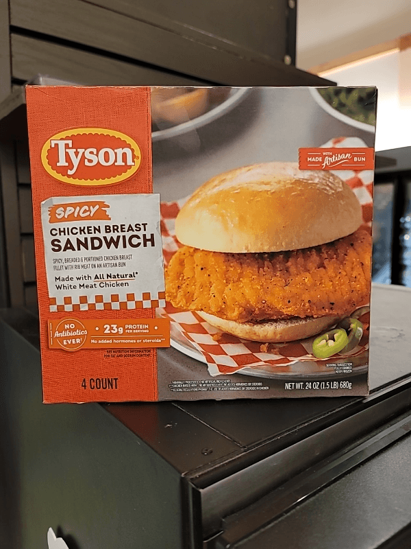 Tyson Spicy Chicken Breast Sandwich