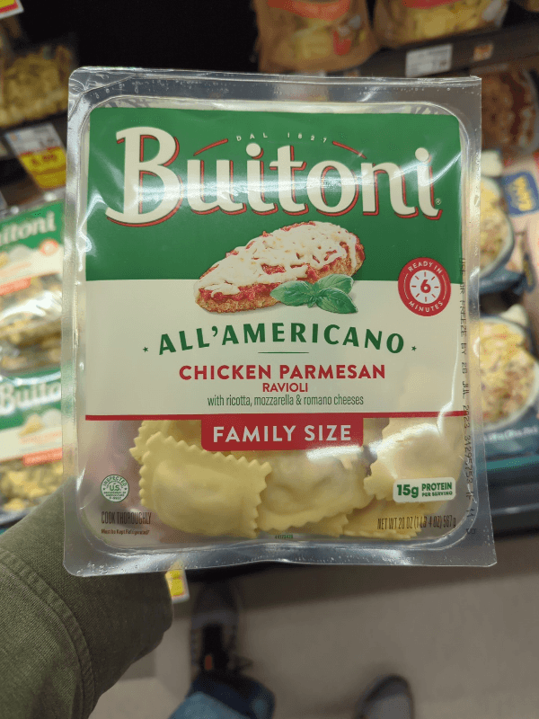Buitoni All'Americano Chicken Parmesan Ravioli