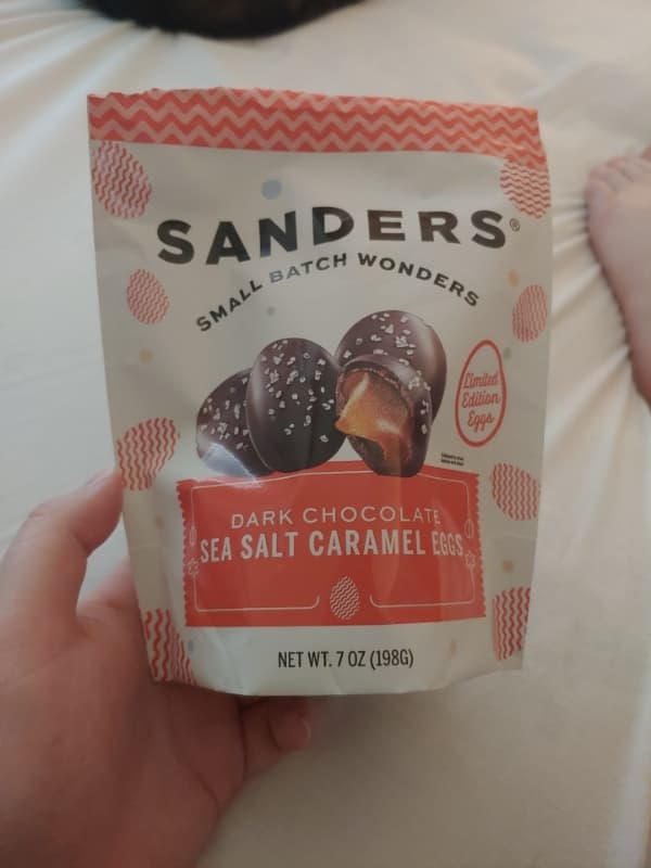 Sanders Dark Chocolate Sea Salt Caramel Eggs