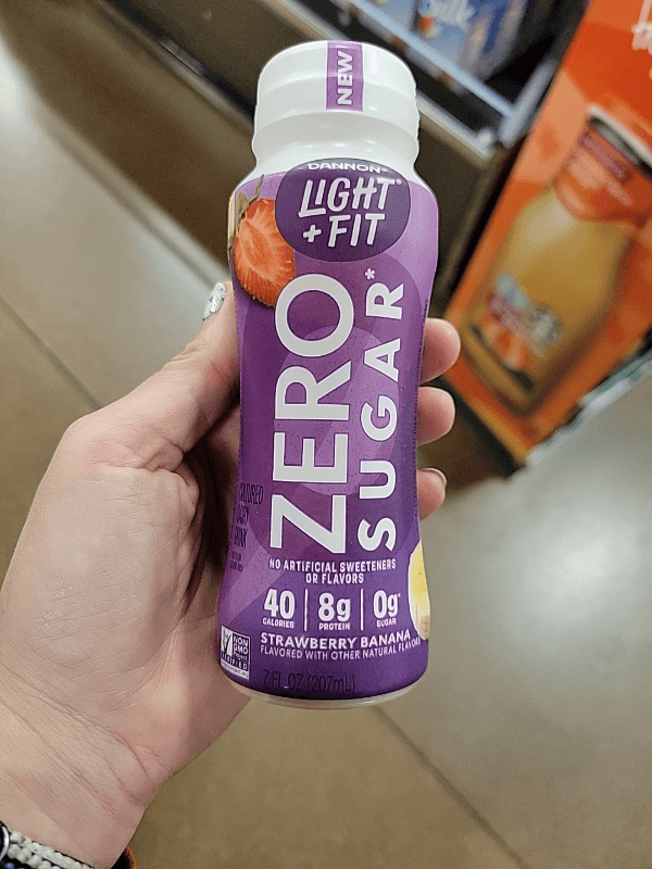 Light + Fit Zero Sugar Strawberry Banana Yogurt Drink