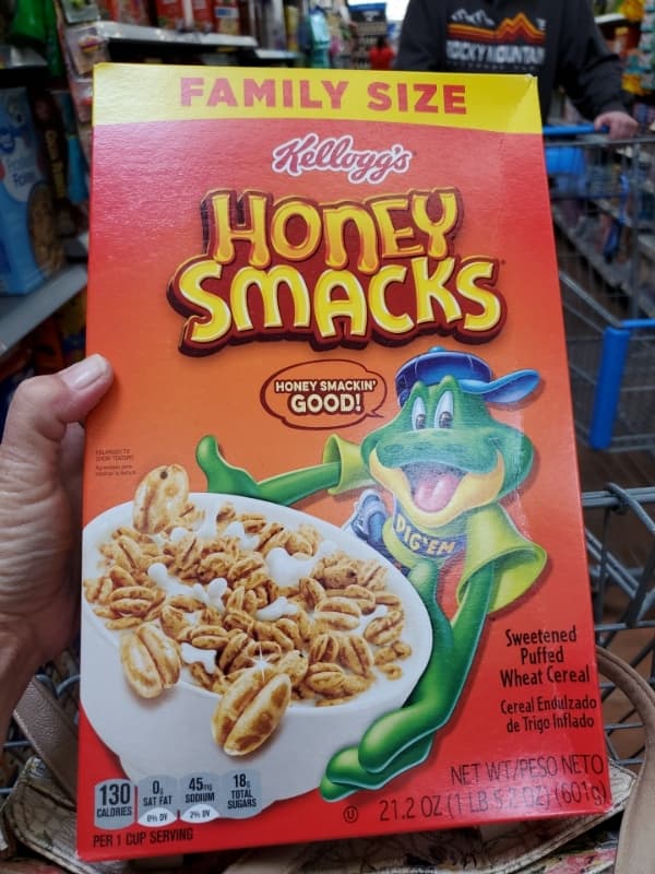 Kellogg'S Honey Smacks Sweetened Puff White Cereal