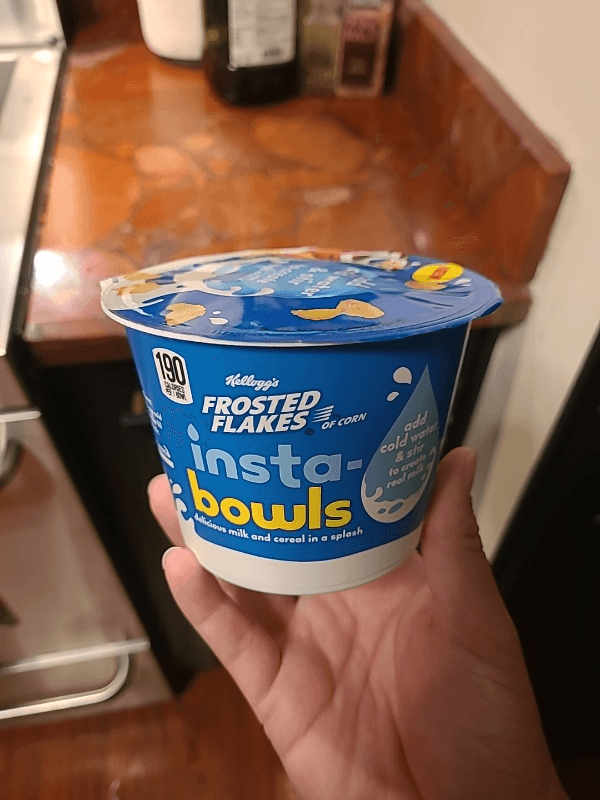 Kellogg'S Frosted Flakes Of Corn Insta-Bowls Cereal